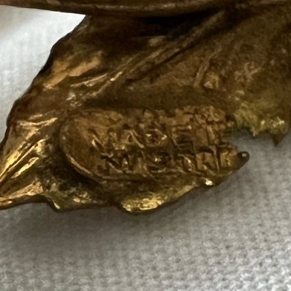 Vintage 1950’s Floral Multicolor Brooch - Picture 7 of 7